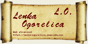 Lenka Ogorelica vizit kartica